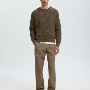 Straight Miles Twill Pant - Brun/ Chocolate Chip