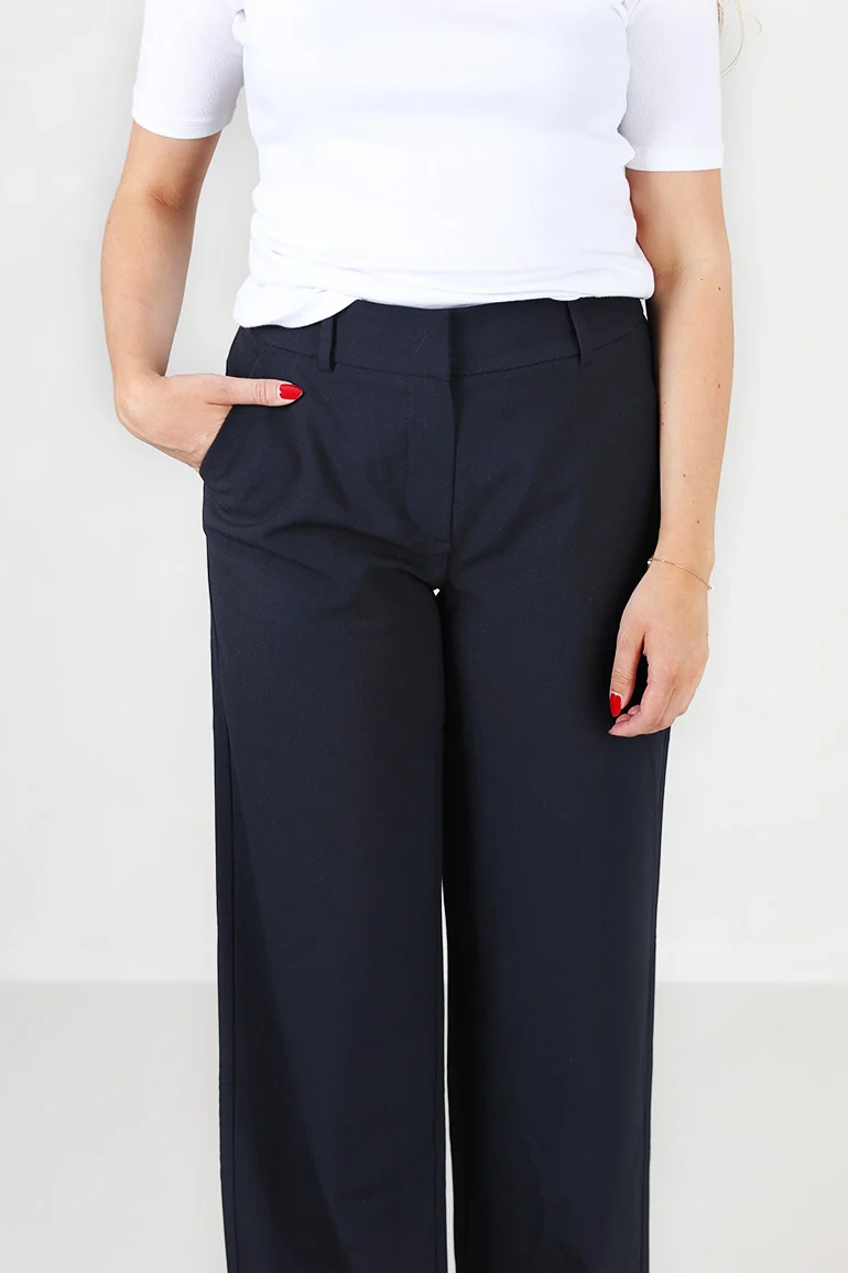 DenaFV Regular Pants Navy - Image 4