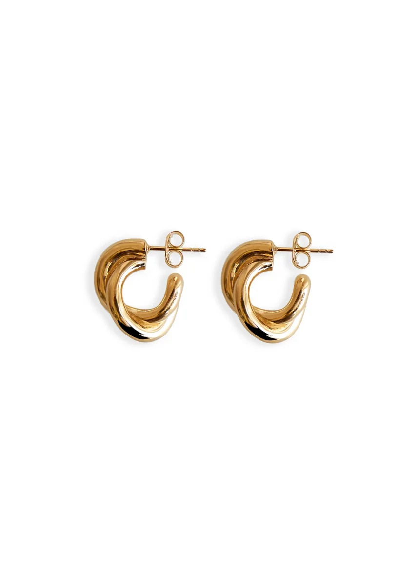 The Diana Earrings Gold - Image 2