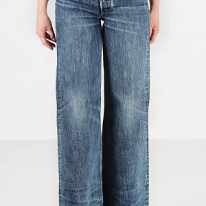 Kyoto Jeans Dark Blue Righe (32 lengde)