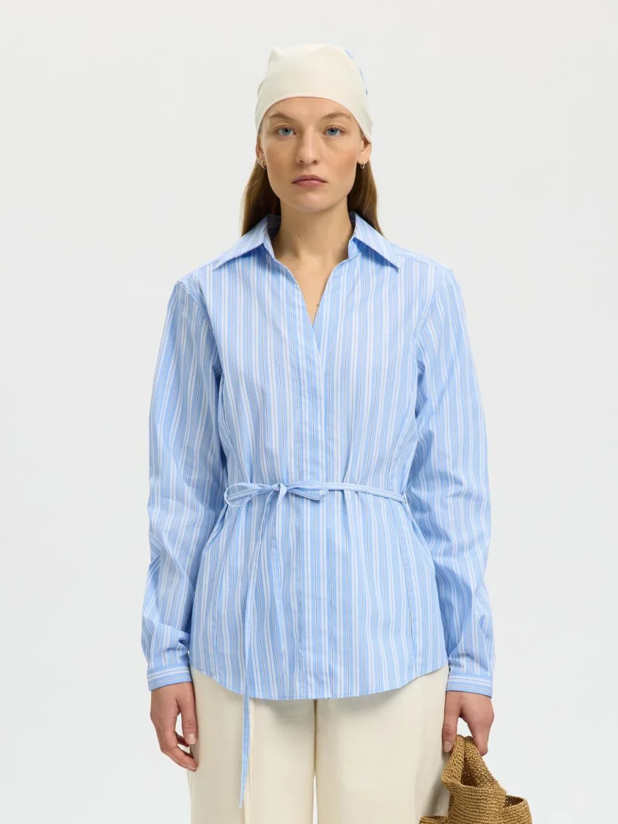 Helga Skjorte - Blå/ Cashmere Blue - Image 3