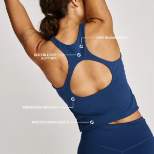 Cilie Built-In Crop Top