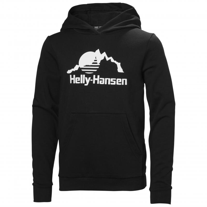 Helly Hansen Graphic Hettegenser Junior Black - Image 2