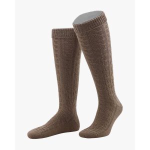 Lusana Nikkerstømpe i Ull Brown