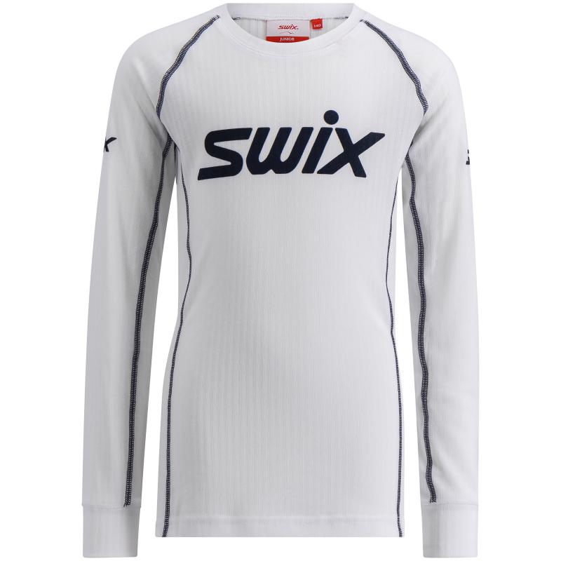 Swix Racex Classic Long Sleeve Junior Bright White - Image 2