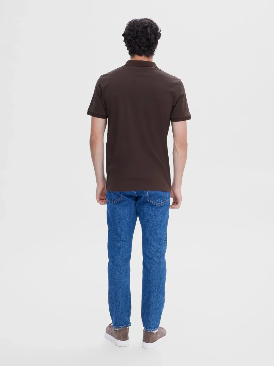 Fave Polo-Shirt - Brun/ Demitasse - Image 6