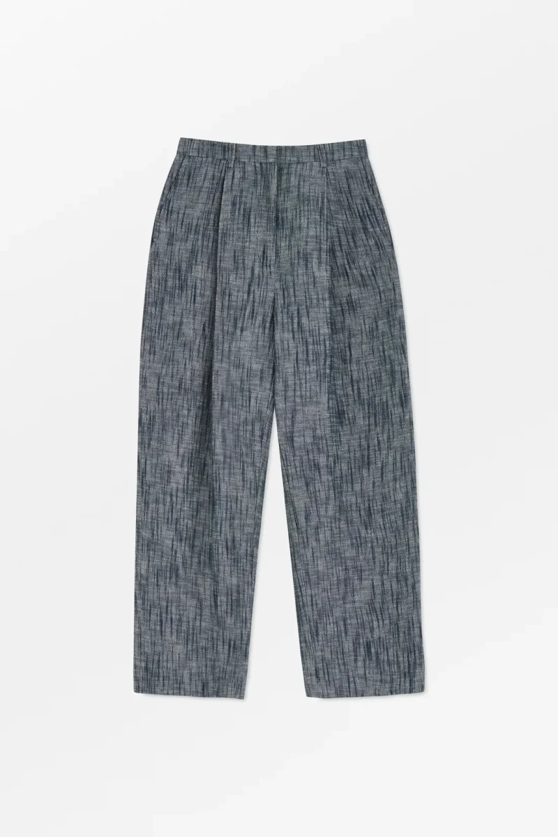 Bob Trousers - Indigo/Linen - Image 6