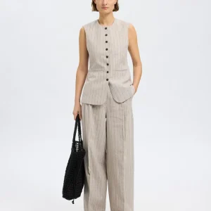 Vilka Dress Bukser - Beige/ Oatmeal