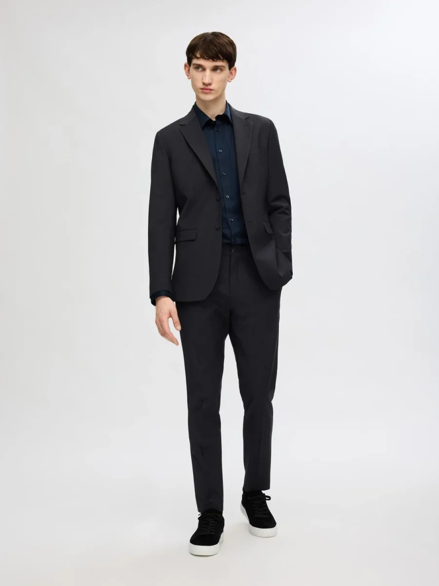 Slim Theo Dressbukser - Sort/ Black - Image 4