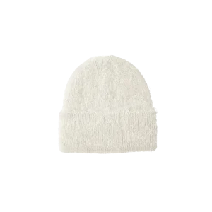 Fiona Alpaca Strikket Lue - Beige/ Birch