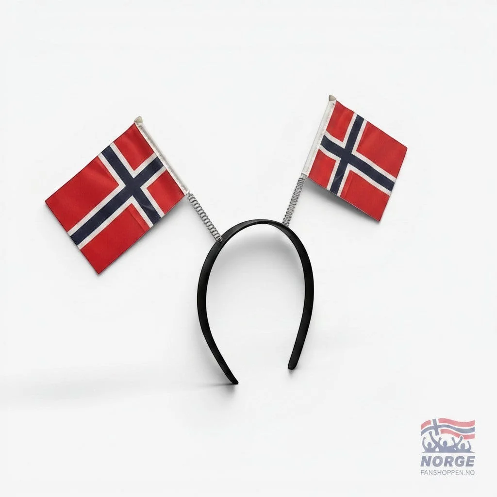 Hårbøyle med norske flagg - Image 4