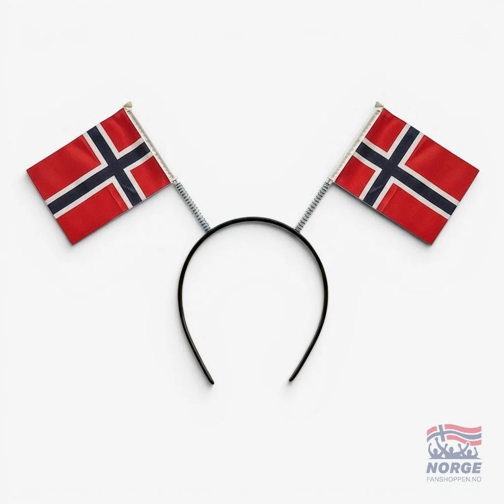 Hårbøyle med norske flagg - Image 2
