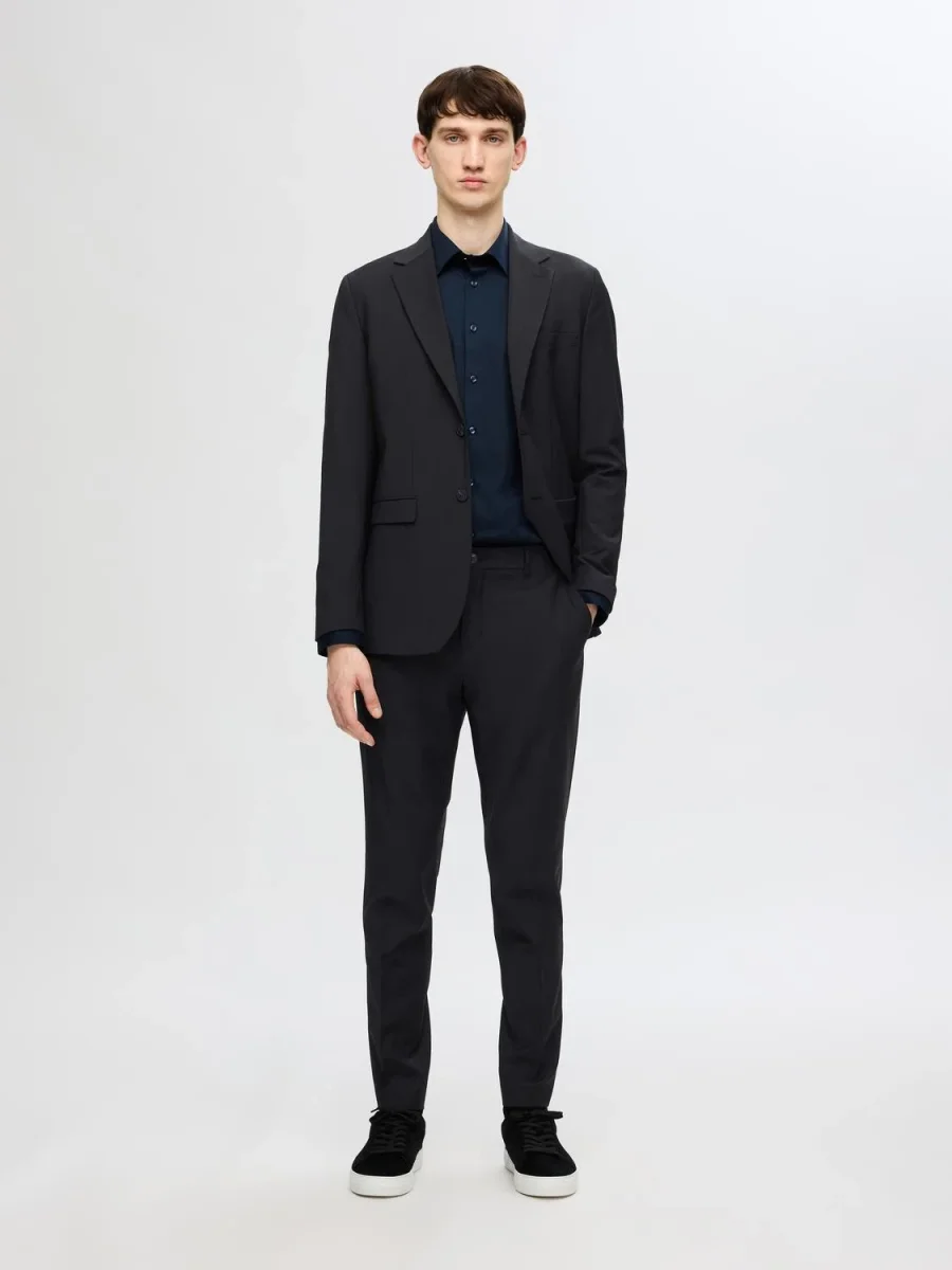 Slim Theo Dressbukser - Sort/ Black