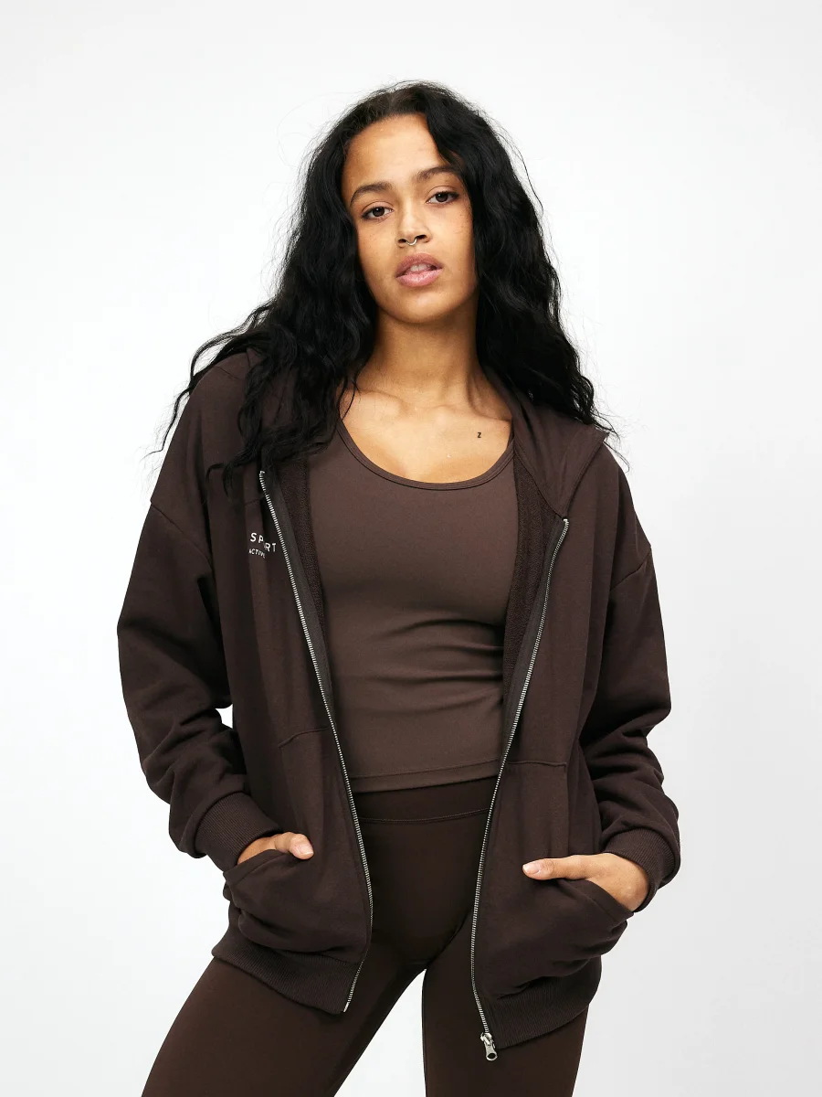 Gaia Oversized Zip Hoodie - Image 7