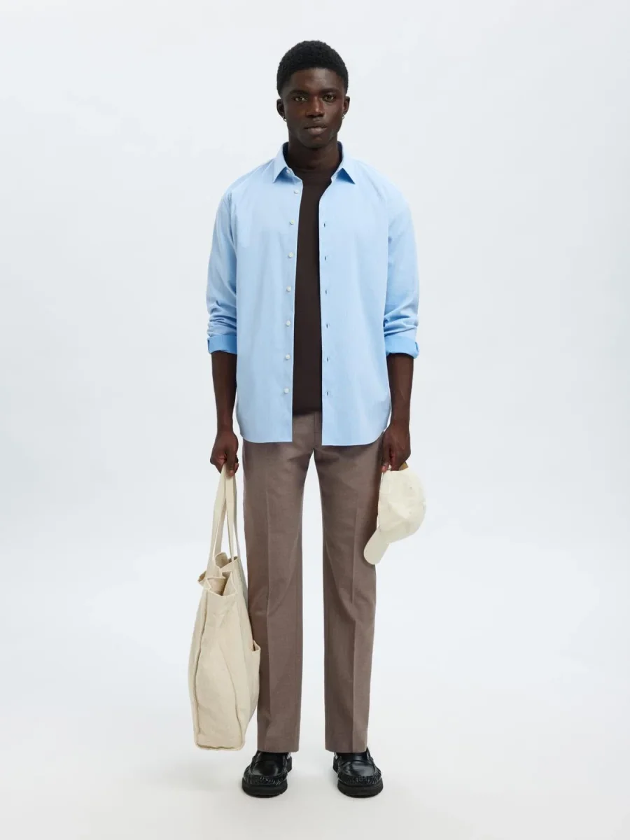 Slim Theo Dressbukser - Brun/ Morel - Image 4