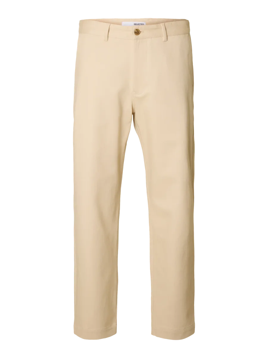 Regular Harry Twill Bukser - Beige/ Oatmeal - Image 7