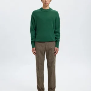 Straight Terry Manteco  Bukser - Beige/  Kelp