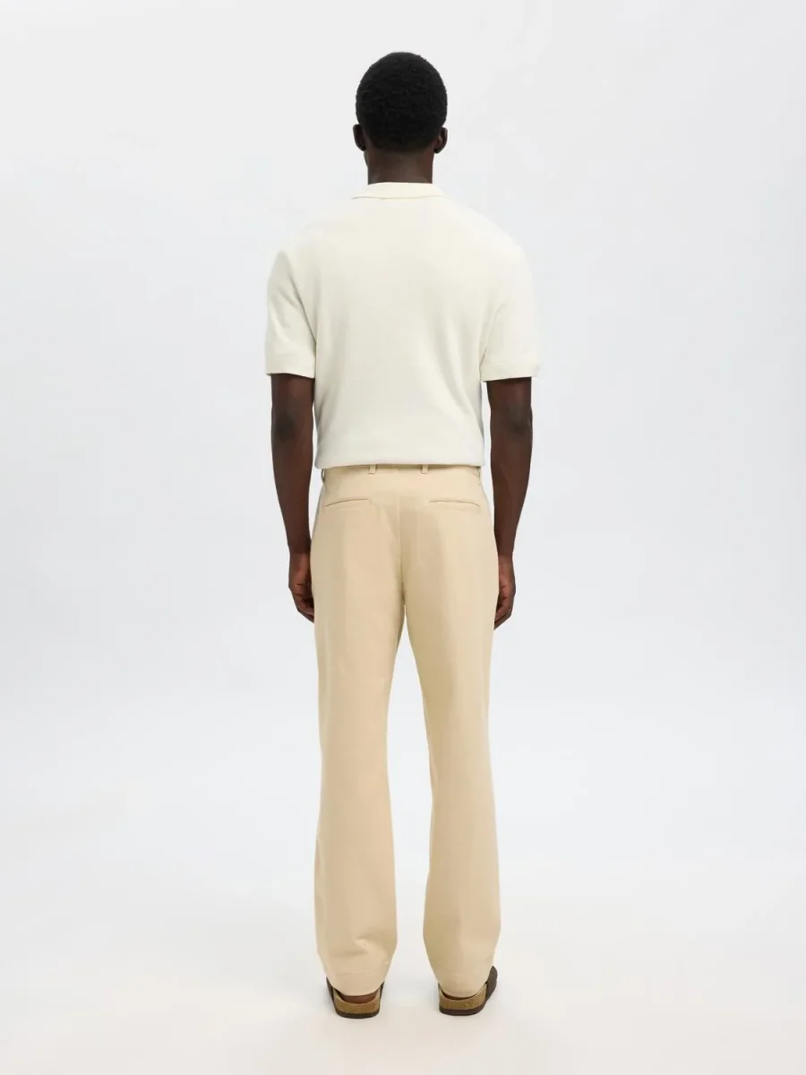 Regular Harry Twill Bukser - Beige/ Oatmeal - Image 6