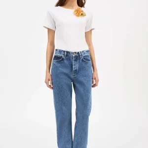 Sharon Straight Jeans - Slouchy Blue