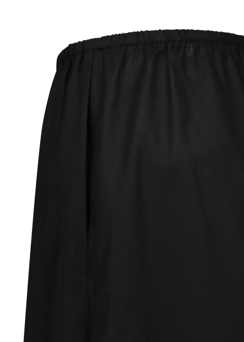 Sheer Layered Pants - Black - Image 9