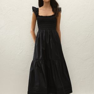 Valentina Maxi Dress - Black