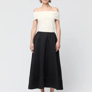 Vivienne Organza Skirt - Jet Black