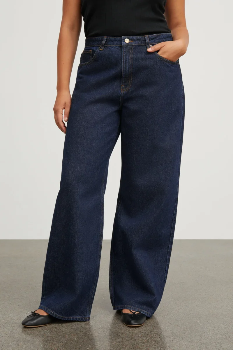 Willow Wide Jeans Indigo Blue - Image 3