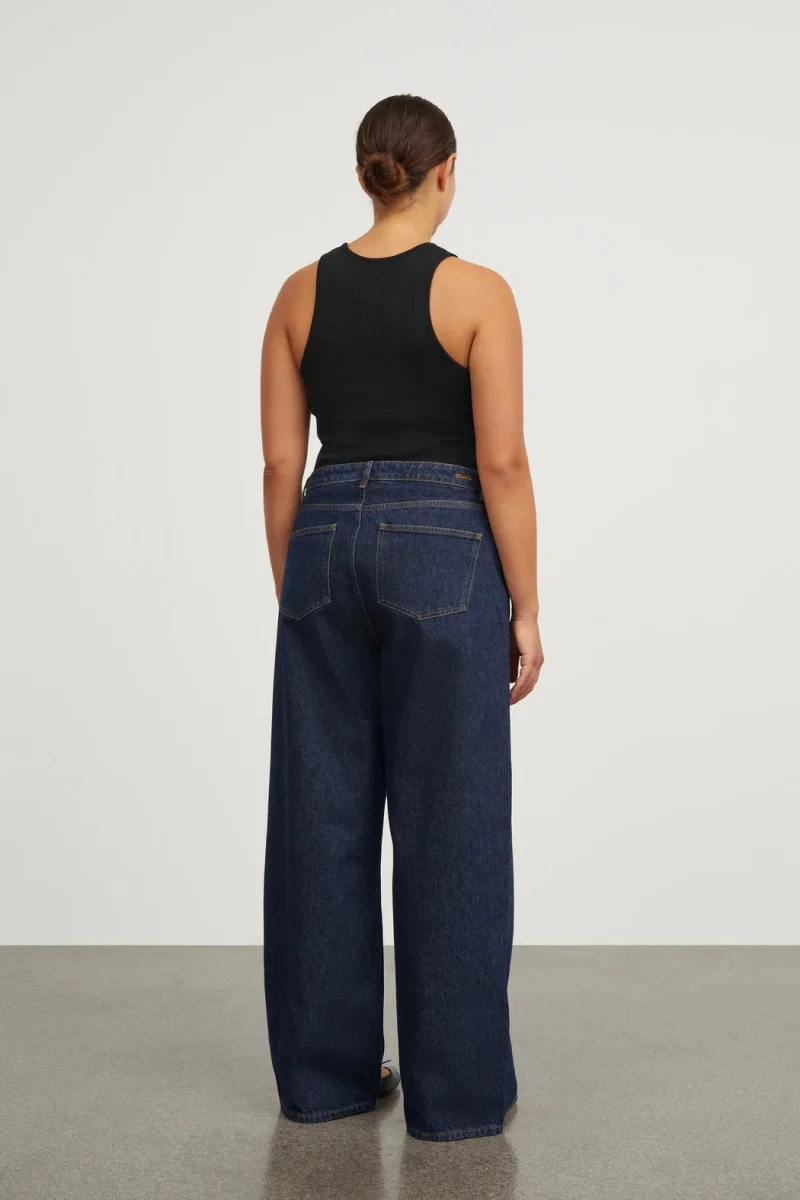 Willow Wide Jeans Indigo Blue - Image 4
